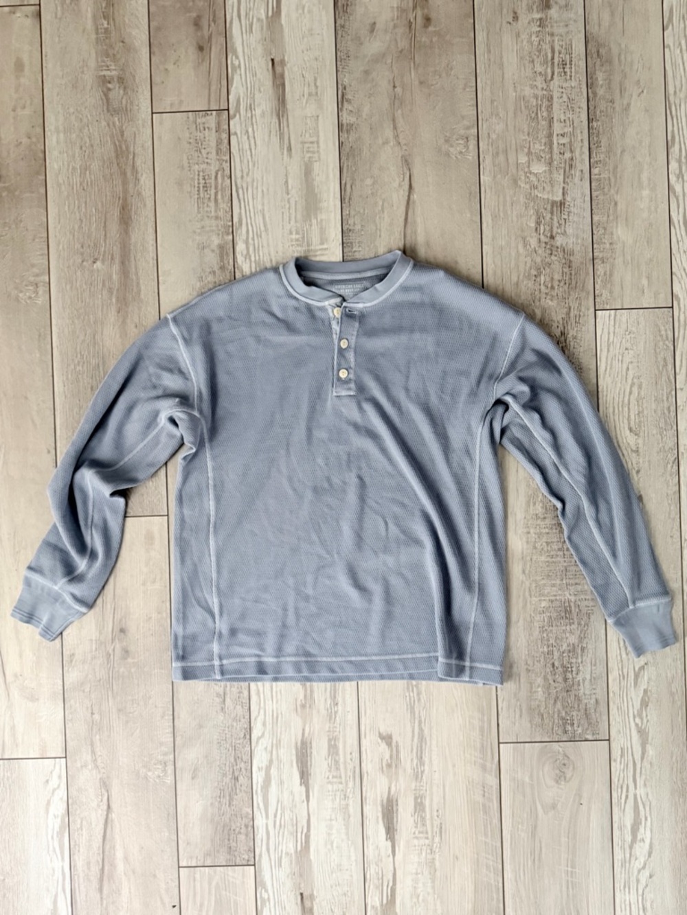 American Eagle Y2K Henley Long Sleeve